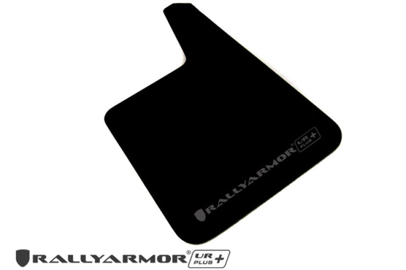 Rally Armor UR Mud Flaps - Universal - Black/Grey Logo - #MF20-URP-BLK/GY