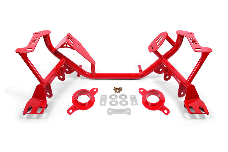 BMR 1979-1995 Ford Mustang K-Member Standard Version with Spring Perches - Red