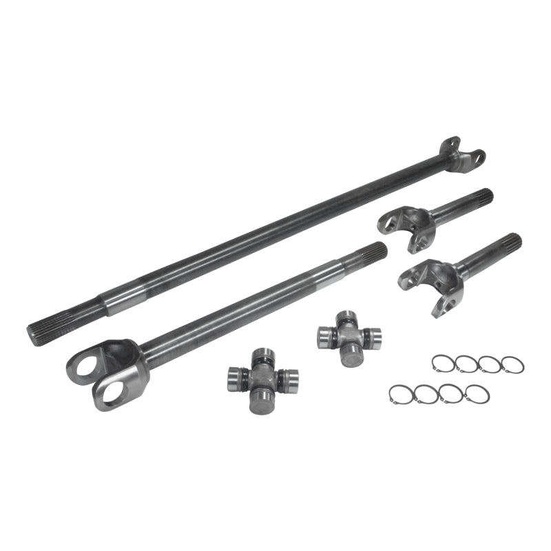 Yukon Gear & Axle YA W24118 Front 4340 Chrome-Moly Replacement Axle Kit For 79-87 GM 8.5in 1/2 Ton Truck and Blazer