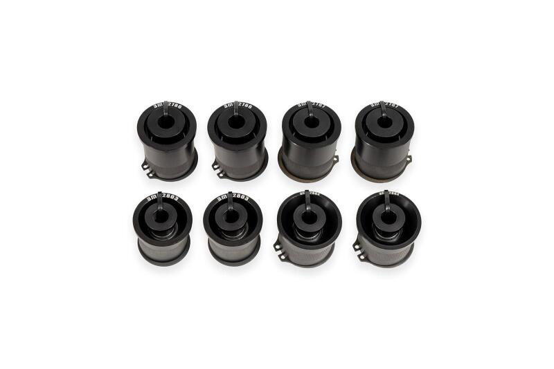 BMR 97-04 Chevrolet Corvette C5 / 05-13 C6 Rear Upper & Lower Control Arms Bearing Kit - Black