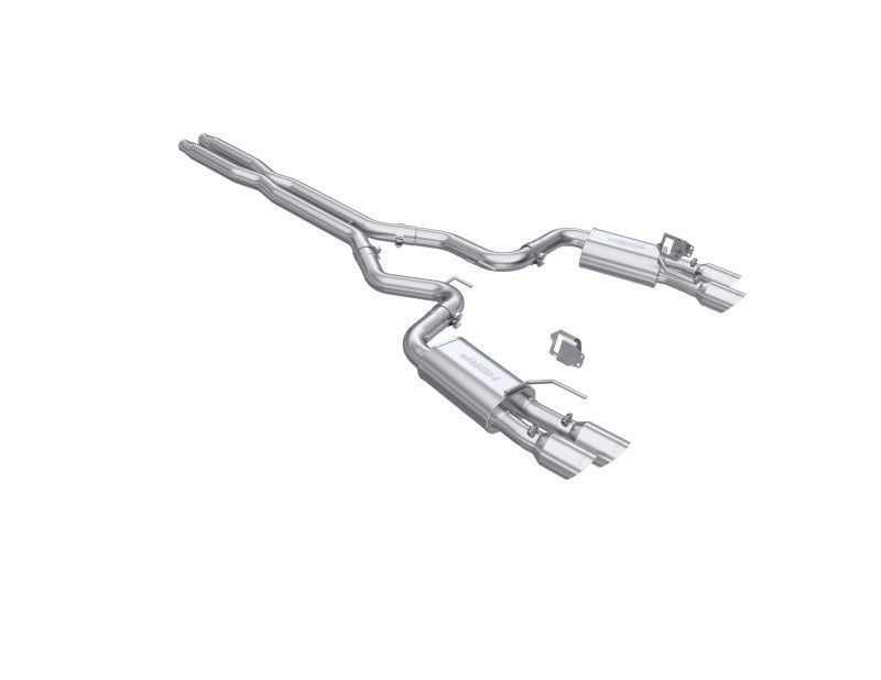 MBRP Mustang GT Armor Lite 3in Steet Profile Catback Exhaust - SS Tips
