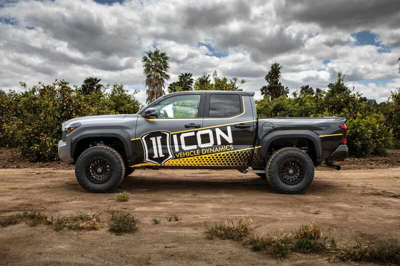 ICON 2024+ Toyota Tacoma 1.25in-3in Stage 5 Suspension System Tubular w/ Triple Rate Spring