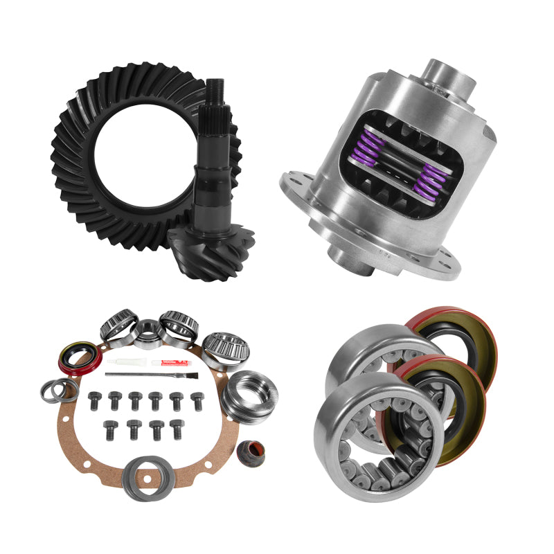 Yukon Gear & Axle YGK2060 8.8in for Ford 3.55 Rear Ring & Pinion Install Kit 31 Spline Positraction 2.99in Axle Bearings