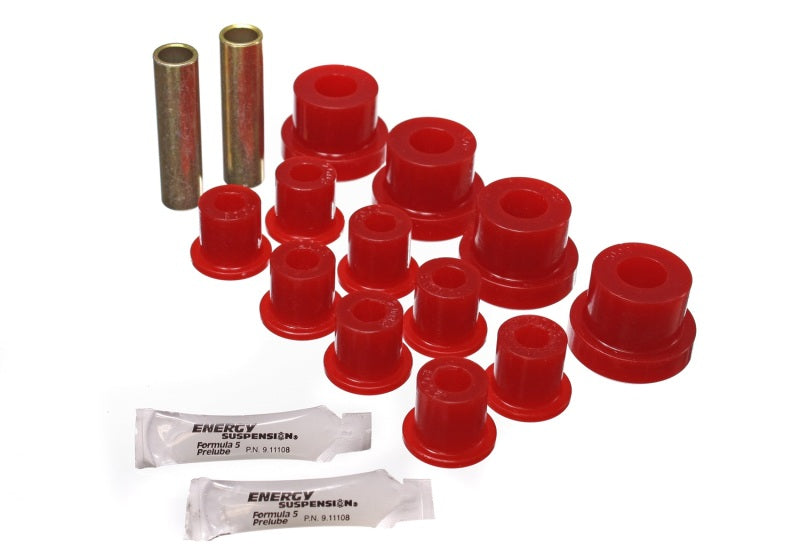 Energy Suspension CJ Front Spring Bushing - Red 2.2102R