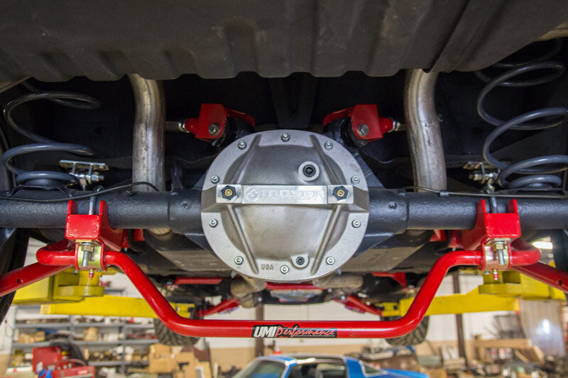 UMI Performance 301417-R Adjustable Upper and Lower Control Arm Kit Red