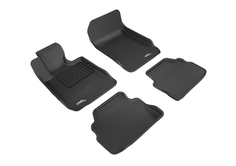 3D MAXpider Kagu Front & Rear Floor Mats for 2007-2013 BMW 320i +7 more (RWD, E92)