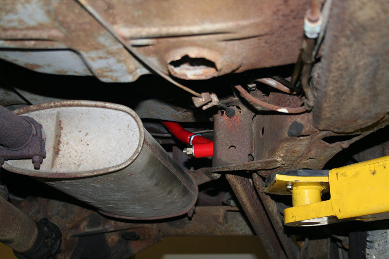 UMI Performance 4029-R Control Arm Reinforcements/Frame Braces Red