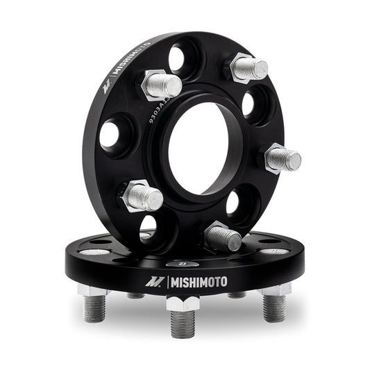 Mishimoto Wheel Spacers - 5x114.3 - 67.1 - 20 - M12 - Black - #MMWS-004-200BK