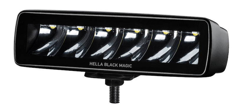 HELLA 358176211 Black Magic 6 LED Mini Light Bar - Spot Beam