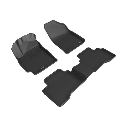 3D MAXpider Kagu Front & Rear Floor Mats for 2021-2024 Hyundai Elantra