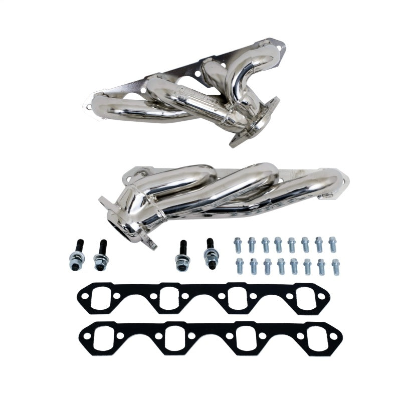 BBK Performance 35100 Shorty Headers 1-5/8 Silver Ceramic for 1987-1995 Ford F-150 5.0L 302