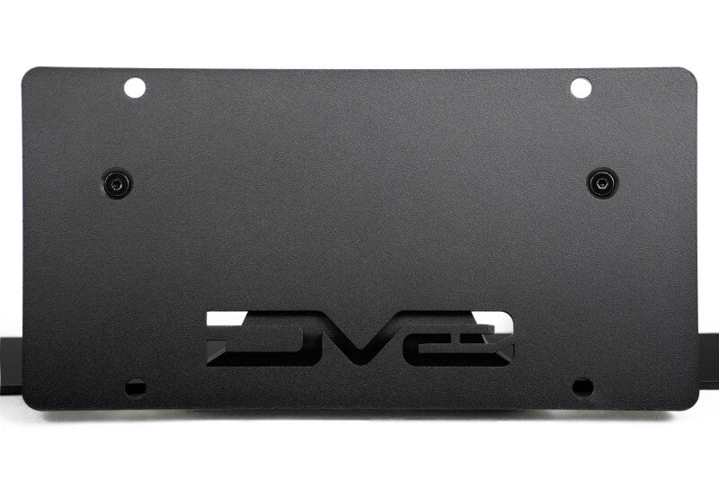 DV8 Offroad 2021 Ford Bronco Capable Bumper Slanted Front License Plate Mount - #LPBR-05