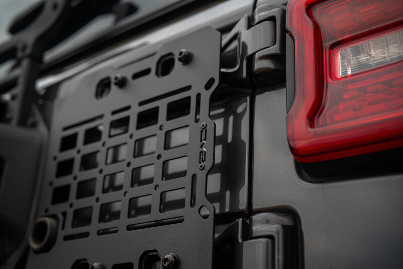 DV8 Offroad 2018-2025 Jeep Wrangler JL Tailgate Reinforcement Molle Panel - #TCJL-04