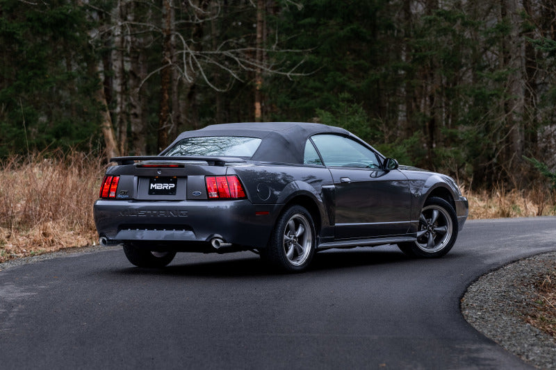 MBRP Mustang GT 4.6L 2.5in. AL Cat Back w/ 3.5in. Dual-Wall Blk. Tips