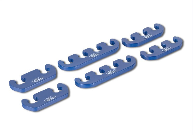 Ford Racing Wire Dividers 4 to 3 to 2 - Blue with White Ford Logo