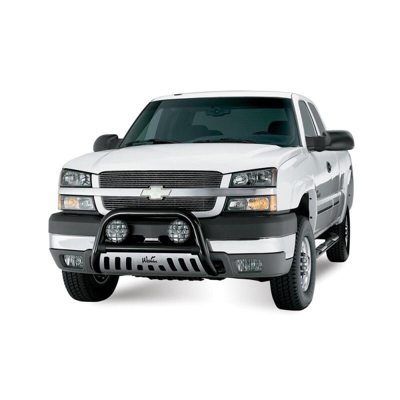 Westin 25-1955 Signature 3 Nerf Bars for 2001-2014 Chevrolet Silverado / GMC Sierra Black