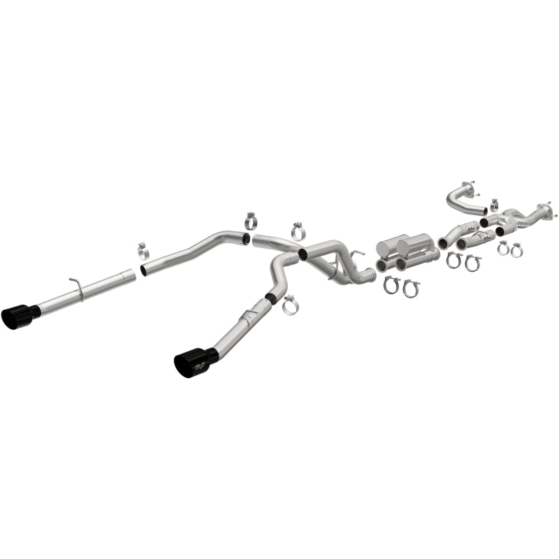 MagnaFlow 19704 2025 Ram 1500 RHO SPEQ Series Black Chrome Cat-Back Performance Exhaust System - #19704