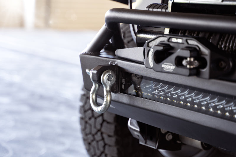 DV8 Offroad 07-23 Jeep Wrangler JK/JL & Gladiator JT FS-1 Series Stubby Front Bumper - #FBJL-11