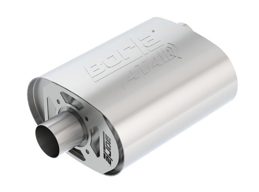 Borla 400856 CrateMuffler Ford 5.0L Coyote ATAK 2.5in Offset/Center 12in x 6in x 10.34in Muffler - #400856