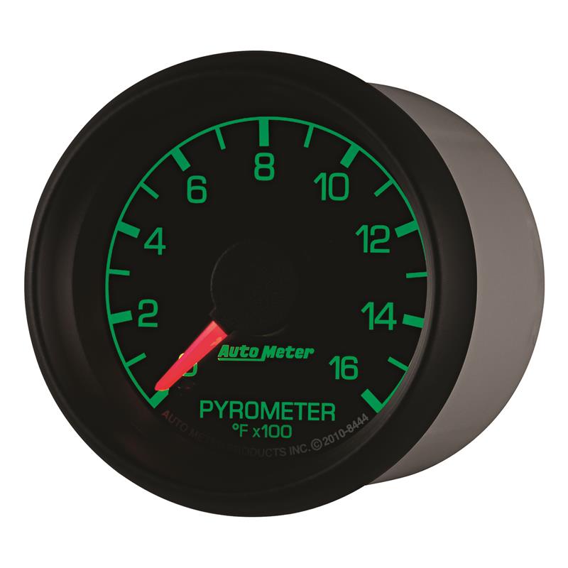 AutoMeter 8444 Factory Match 52mm Full Sweep Electric 0-1600 Degrees F EGT Pyrometer Gauge for Ford