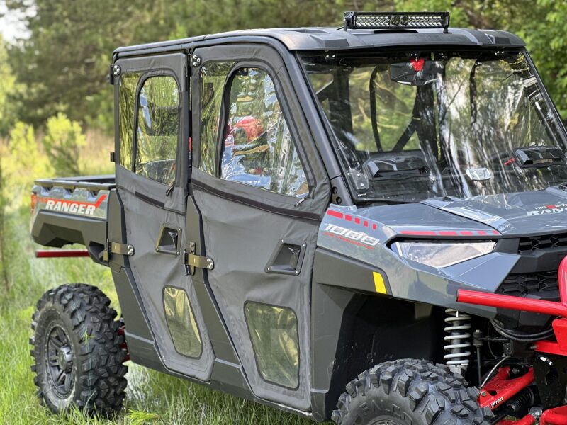 Seizmik 2018-2027 Polaris Ranger 1000 XP Crew Framed Rear Door Kit 52-06025kit