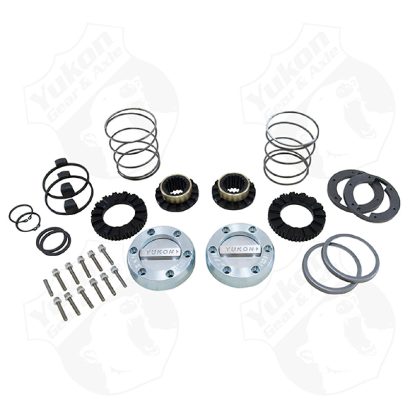 Yukon Gear & Axle YHC70006 Hardcore Locking Hub Set For Dana 44 / GM & Ford 1/2 & 3/4 Ton / 19 Spline