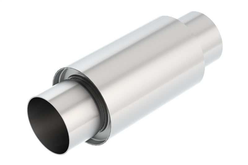 Borla 40004S 3 -1/2in In/Out x 5in Round x 8in Long XR-1 Sportsman Shorty Racing Muffler - #40004S