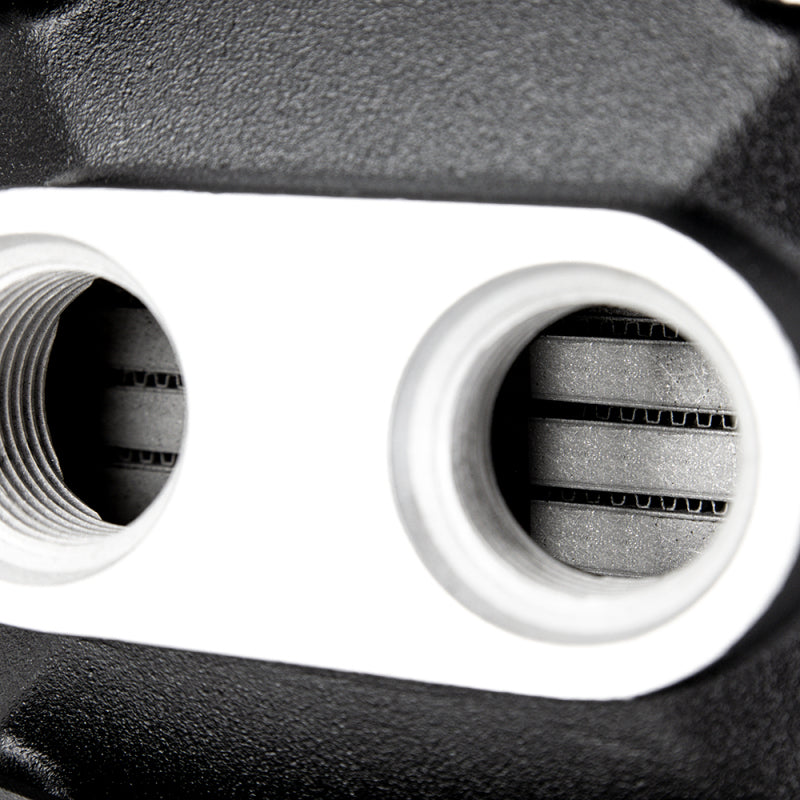 Mishimoto Universal Air-To-Water Intercooler Dual Pass (500hp) - Opposite Side Inlet/Outlet - #MMINT-A2W-DPR-1
