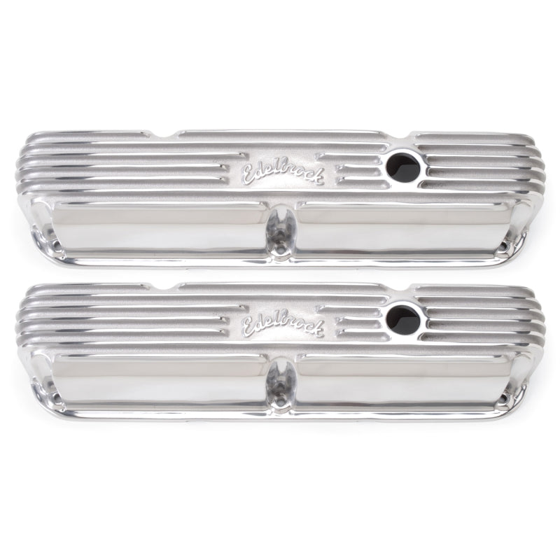 Edelbrock 4176 Valve Cover Classic Series Chrysler La 318-340-360 CI V8 Polished