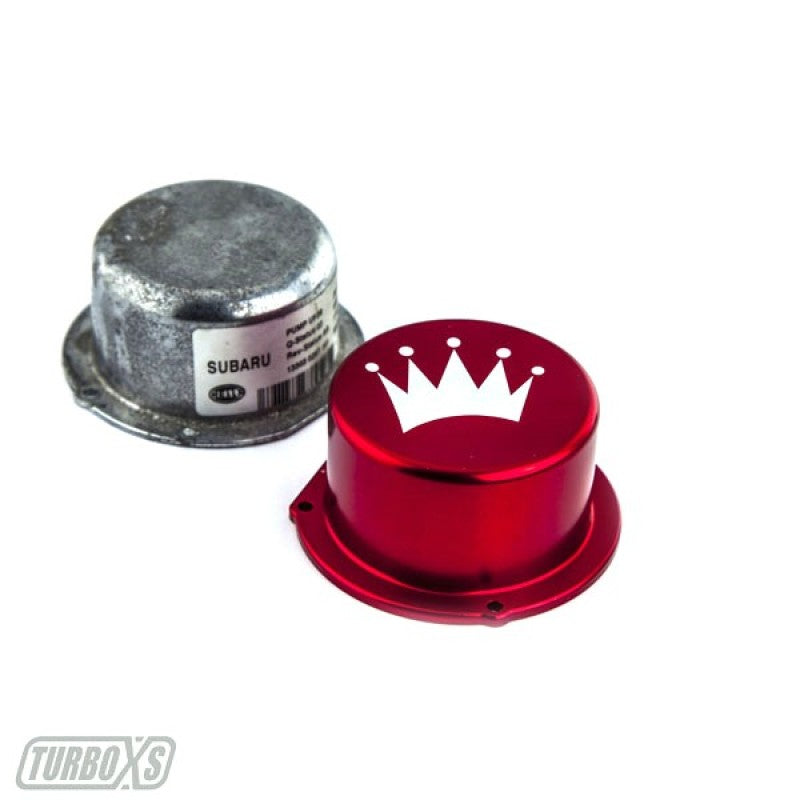 Turbo XS 15-21 Subaru WRX Billet Aluminum Vacuum Pump Cover - Red