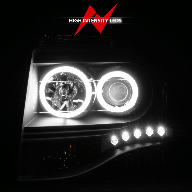 ANZO 2007-2014 Ford Expedition LED Projector Headlights
