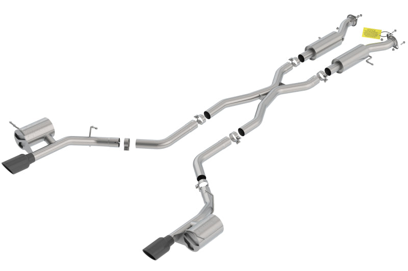 Borla 140792BC 18-20 Dodge Durango SRT 6.2L V8 2.75in ATAK SS Catback Exhaust w/ BLK Chrome Tips - #140792BC