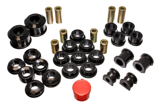 Energy Suspension for 2002-2005 Civic Si Black Hyper-Flex Bushing Set 16.18112G