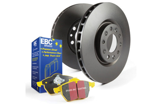 EBC 13-23 Land Rover S13 Rear Brake Kit Yellowstuff Pads RK Premium Rotors S13KR1917 (image of S13KR1163)