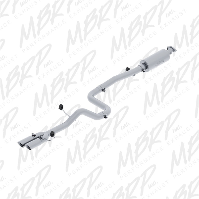 MBRP S4202AL Cat-Back Exhaust System - 2014-2019 Ford Fiesta ST 1.6L EcoBoost (Street) | Aluminized