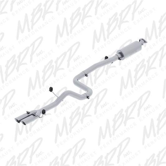 MBRP S4202AL Cat-Back Exhaust System - 2014-2019 Ford Fiesta ST 1.6L EcoBoost (Street) | Aluminized