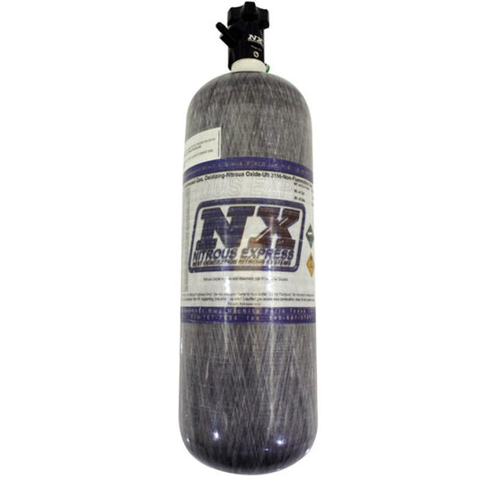 Nitrous Express Composite Bottle with Lightning 500 Valve (6.79 Dia x 23.25 Tall)