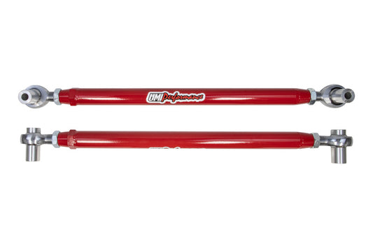 UMI Performance 4023OFCM-R Adjustable Lower Control Arms Off Bushings CrMo Red