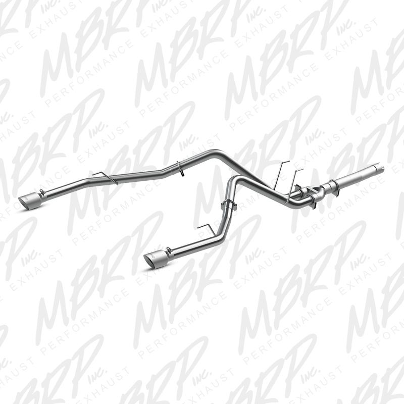 MBRP Dodge Ram 1500 3.0L EcoDiesel 2.5in Filter Back Exhaust Exit Alum