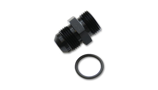 Vibrant -6AN Male Flare to -12 ORB Male Straight Adapter w/O-Ring - Anodized