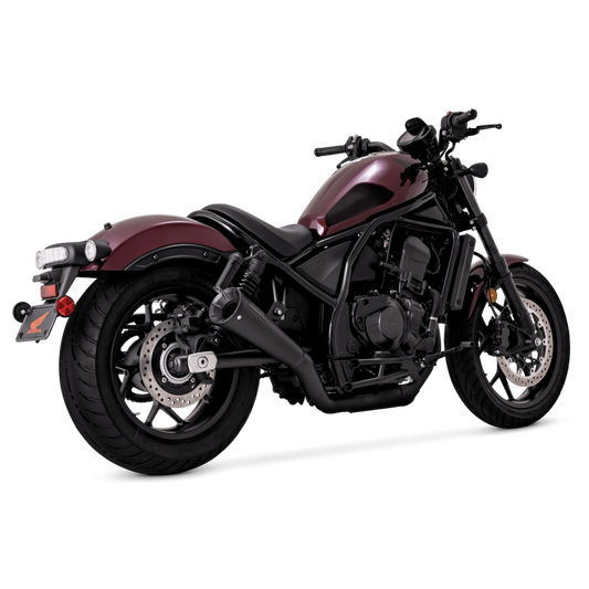 Vance & Hines 48425 Upsweep Slip-On Black for 2021-2024 Honda Rebel 1100