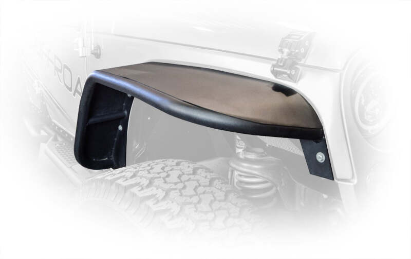 DV8 Offroad 07-18 Jeep Wrangler JK Front & Rear Flat Tube Fenders - #FENDB-02