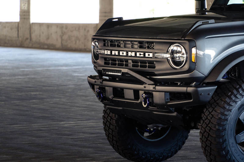 DV8 Offroad 21-22 Ford Bronco Factory Modular Front Bumper Bull Bar - #LBBR-04