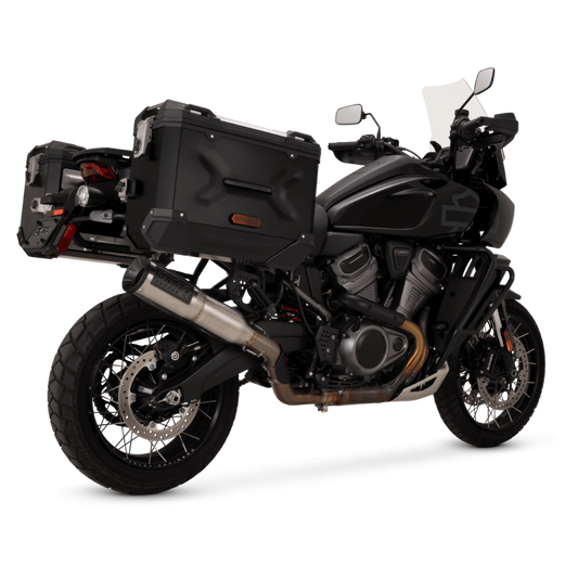 Vance & Hines 16533 Hi-Output 450 Slip-Ons Brushed for 2021-2025 Harley-Davidson Pan America