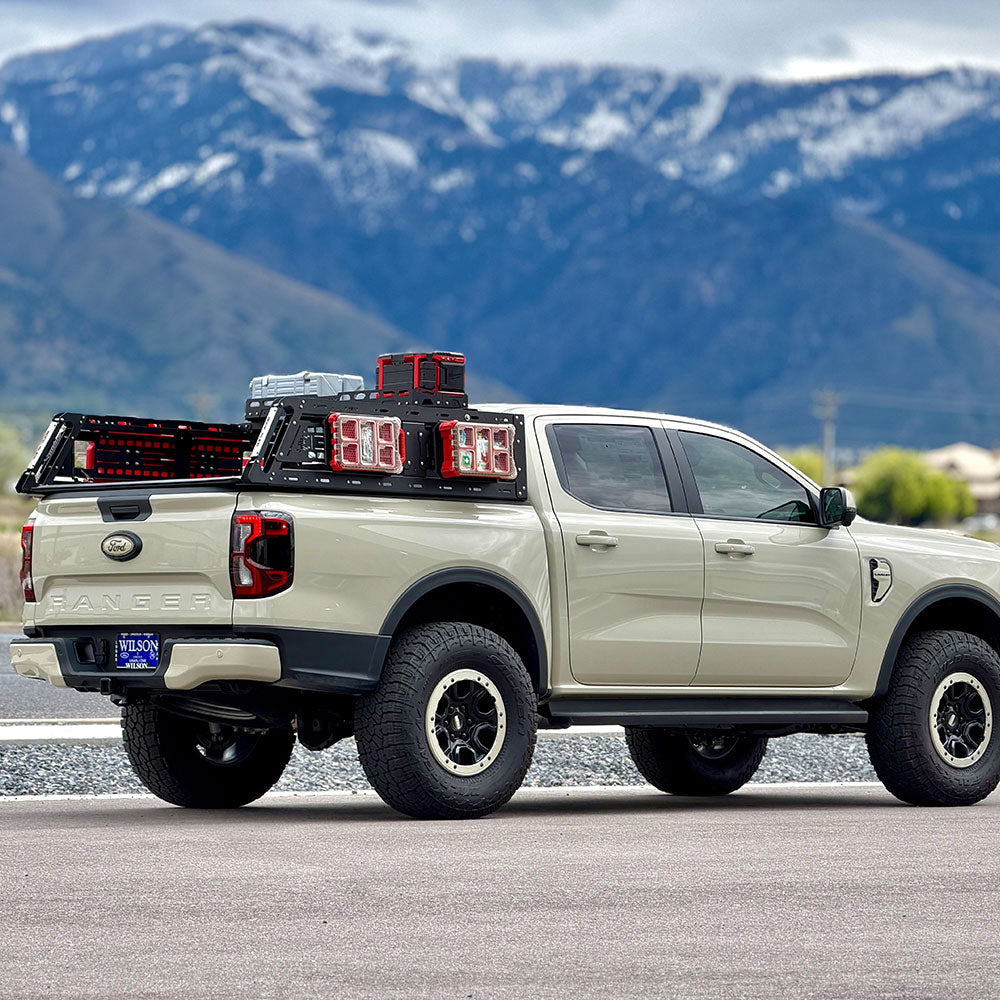 Rock Slide Engineering for 19-26 Ford Ranger Overland Deluxe Rack (3 Boxes)