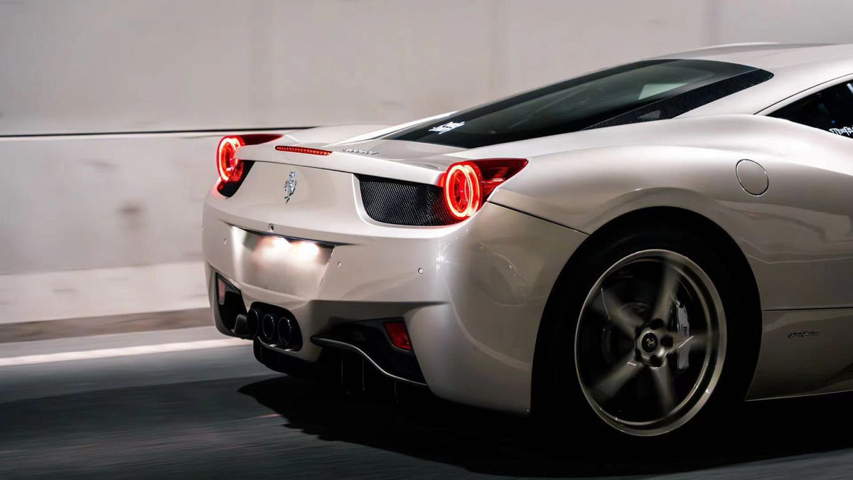 AlphaRex 668001 10-15 Ferrari 458 NOVA-Series Prismatic LED Tail Lights Smoke