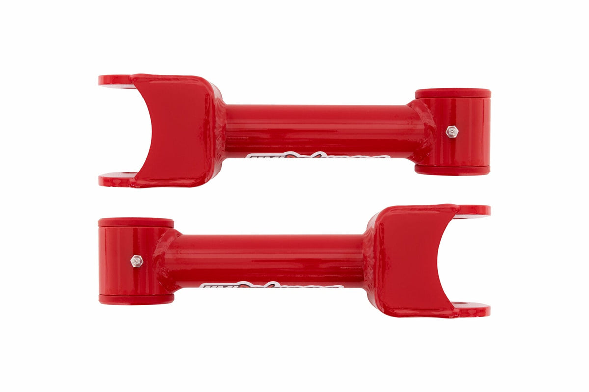 UMI Performance 1016-R Tubular Upper Control Arms Red for 1979-2004 Ford Mustang
