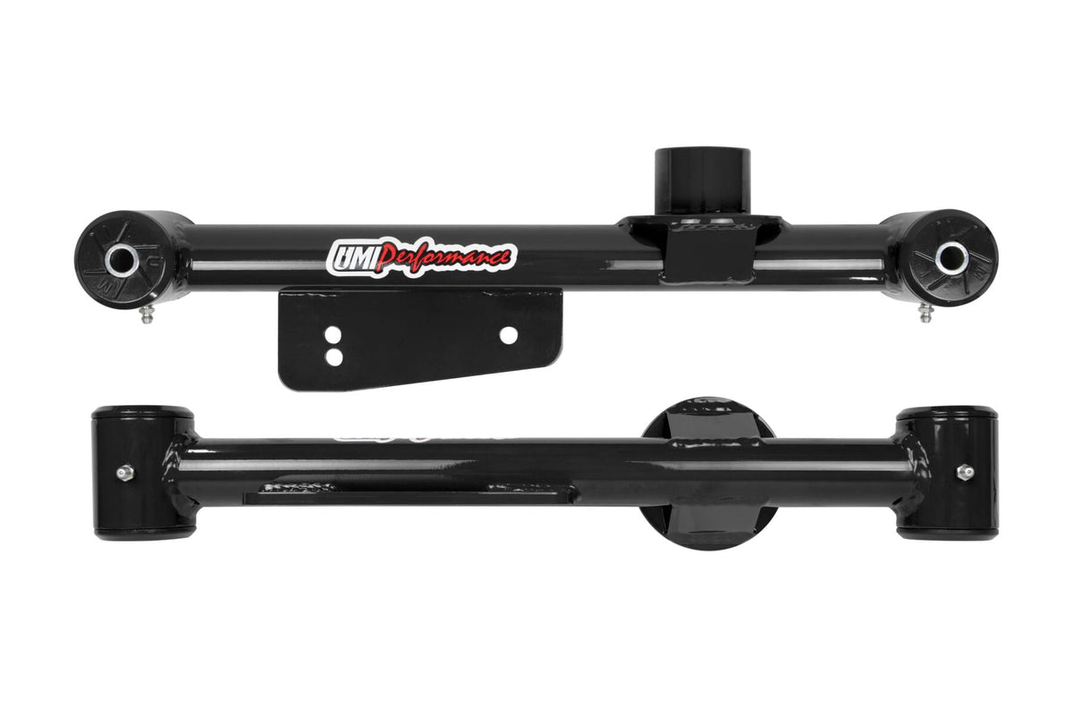 UMI Performance 1021-B Rear Lower Control Arms Black for 1979-1998 Ford Mustang