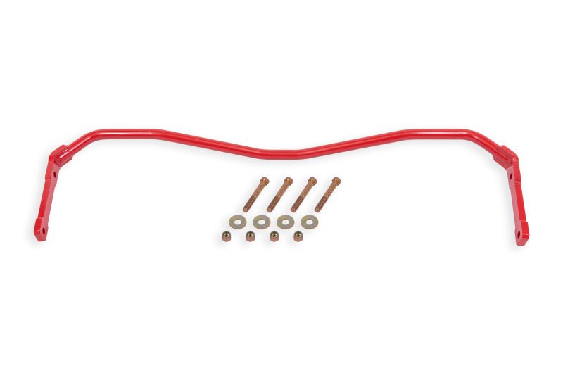 BMR 1964-1972 GM A-Body 1.00in Hollow Non-Adjustable Rear Sway Bar Kit - Red