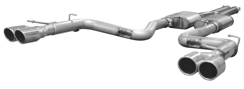 aFe MACHForce XP Exhausts Cat-Back SS-409 EXH CB Toyota Tundra 10-11 V8-5.7L 145.7 WB (blk tip) - #49-46008-B